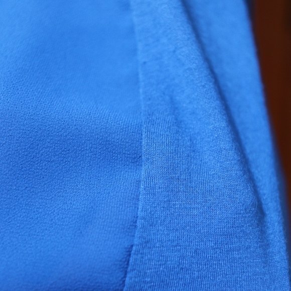 Milla Blue Fringe Swing Top Mixed Media Boho Festival Hippie Western Medium - Picture 10 of 12